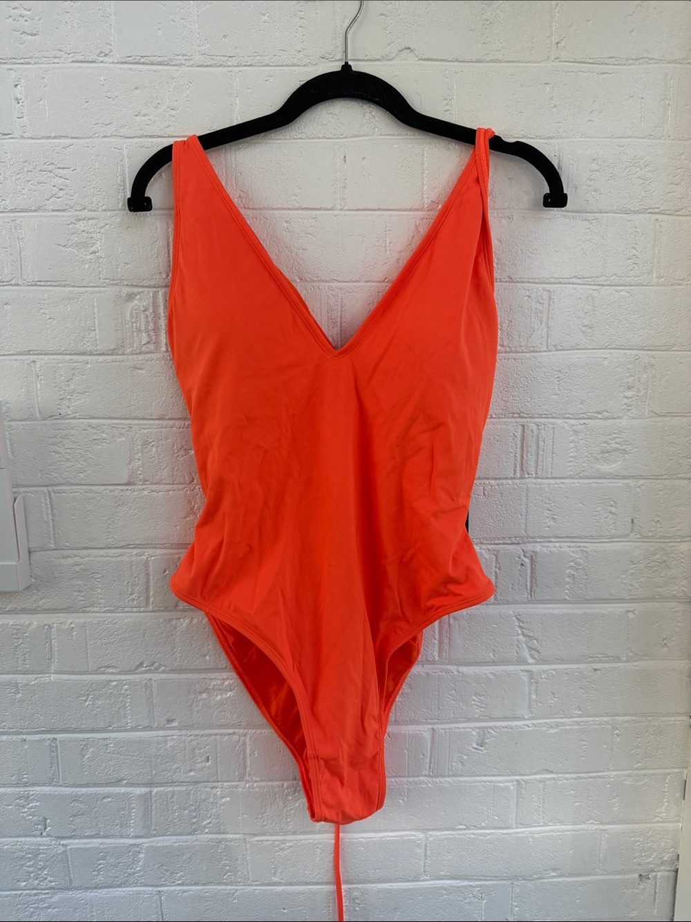 Women’s One-Piece Swimsuit in Bright Orange